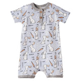 Cottontail Crew Bamboo Easter Shorty Romper for Baby Boys