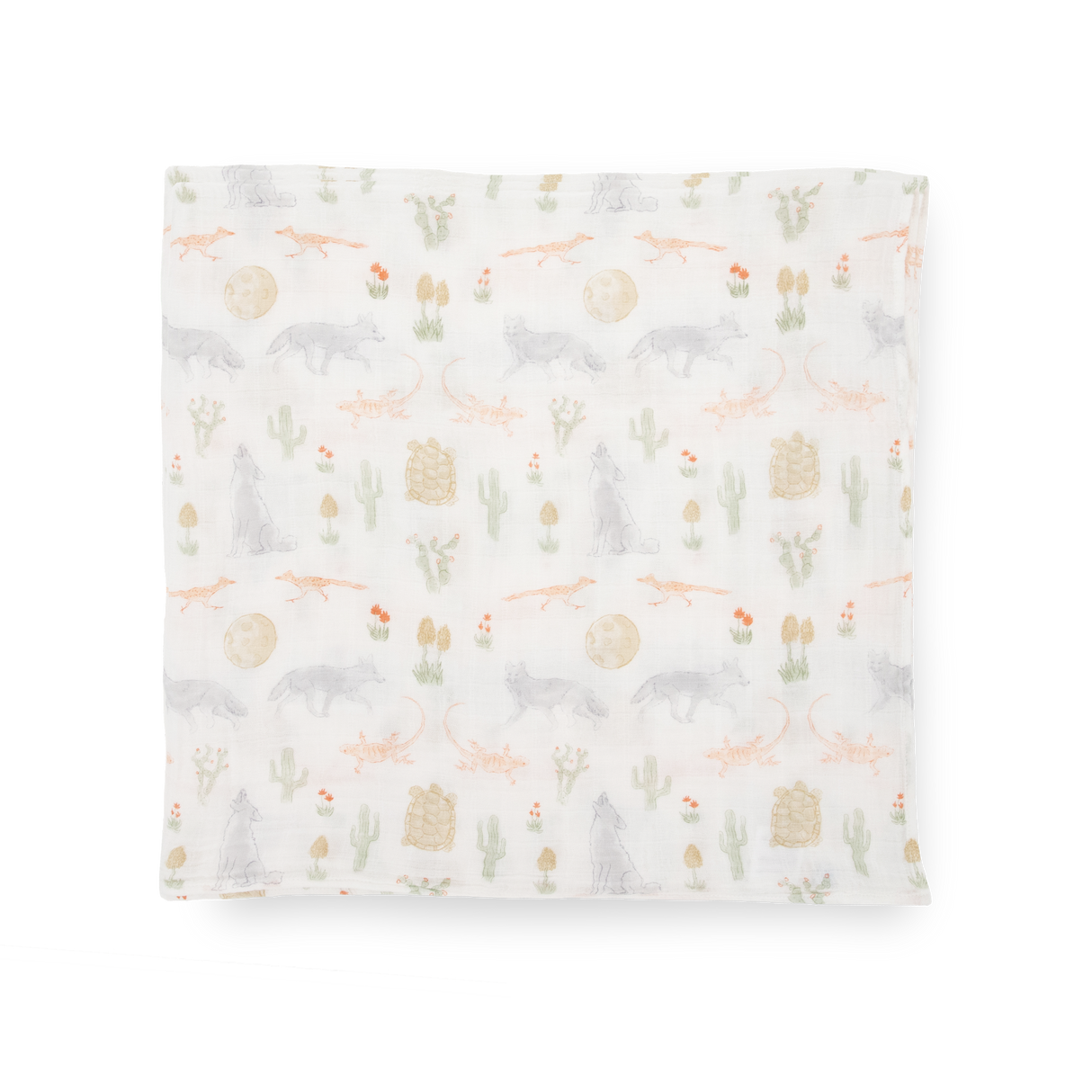 Cotton Muslin Swaddle Blanket - Desert Night - HoneyBug 