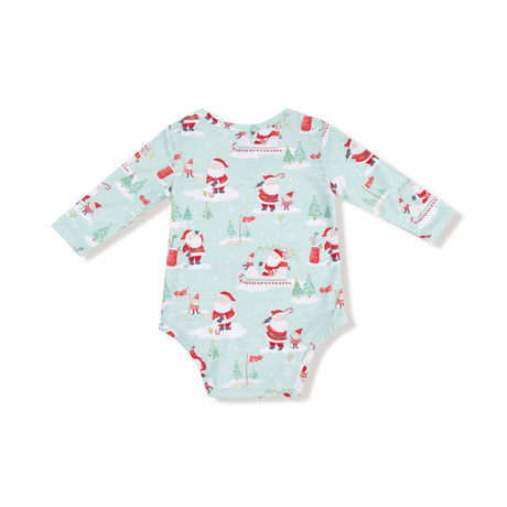 Golfing Santa and Elves - Lap Shoulder Bodysuit - HoneyBug 