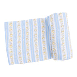 Odalys Floral Stripe - Swaddle Blanket