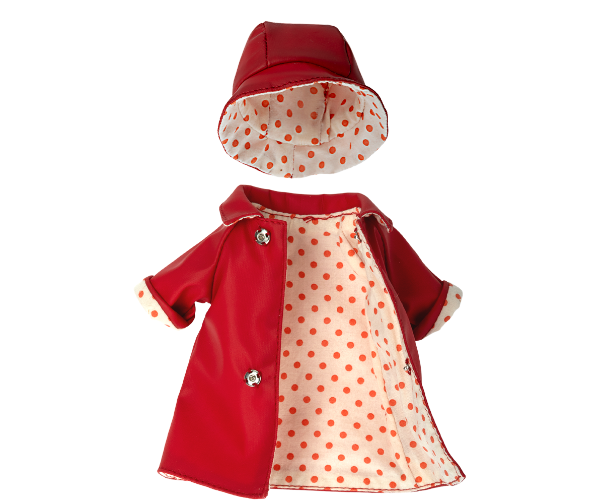 Doll Raincoat & Hat - Teddy Mum - HoneyBug 