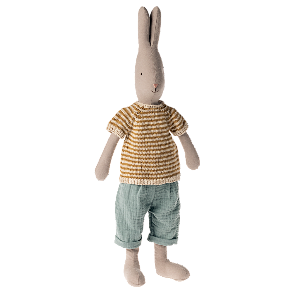 Rabbit Size 3 - Classic - Knitted Shirt and Pants - HoneyBug 