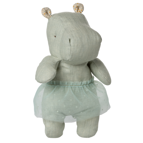 Hippo with Skirt - Small - Mint - HoneyBug 