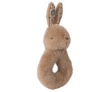 Rabbit Rattle Set - Cream Peach - HoneyBug 