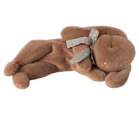 Sleeping Bunny Plush - Small - Soft Brown - HoneyBug 