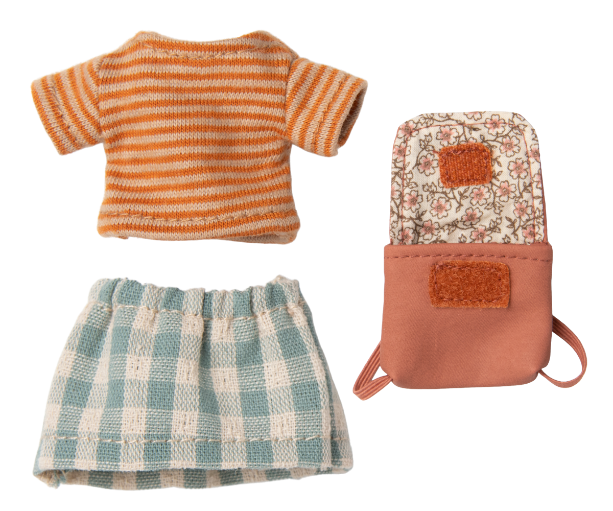 Tricycle Mouse, Big Sister - Old Rose - HoneyBug 