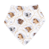 Farm Animals Rope Cameos Uni - Bandana Bib