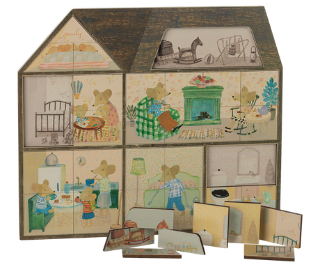 Mouse Hole Farmhouse Puzzle - HoneyBug 