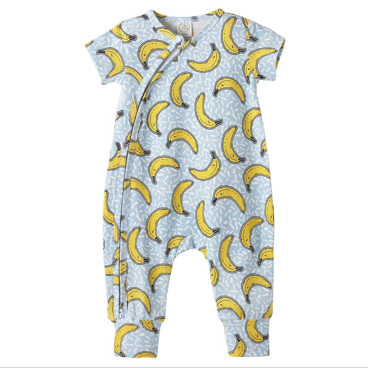 Banana Split Convertible Bamboo Zipper Romper for Baby