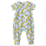 Banana Split Convertible Bamboo Zipper Romper for Baby