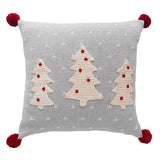 White Tree 12" Pillow, Grey