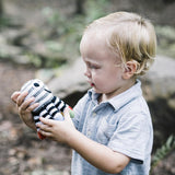 Octopus Rattle Black and White - HoneyBug 