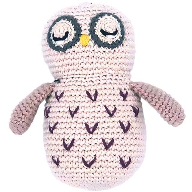 Organic Owl Rattle - HoneyBug 