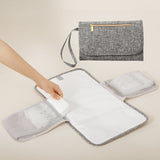 Convertible Tweed Diaper Backpack