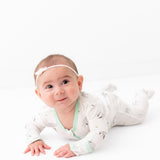 Elephant Zippered Footie - HoneyBug 