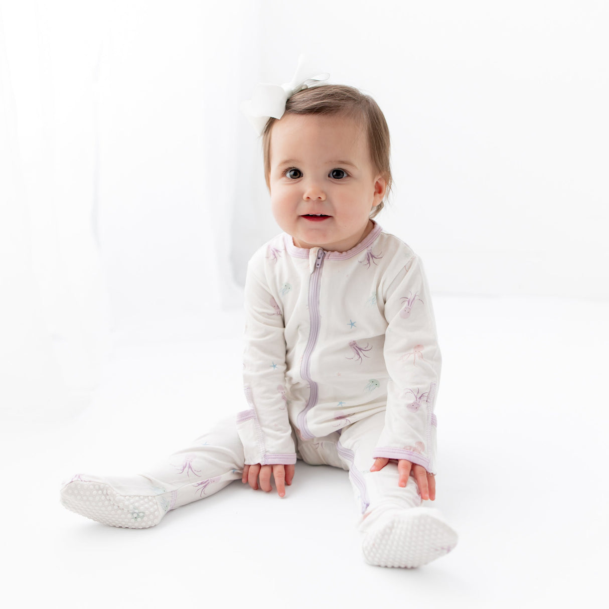 Octopus Zippered Footie - HoneyBug 