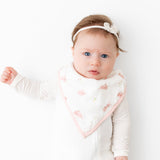 Bunny & Pink Wave Bib Set - HoneyBug 