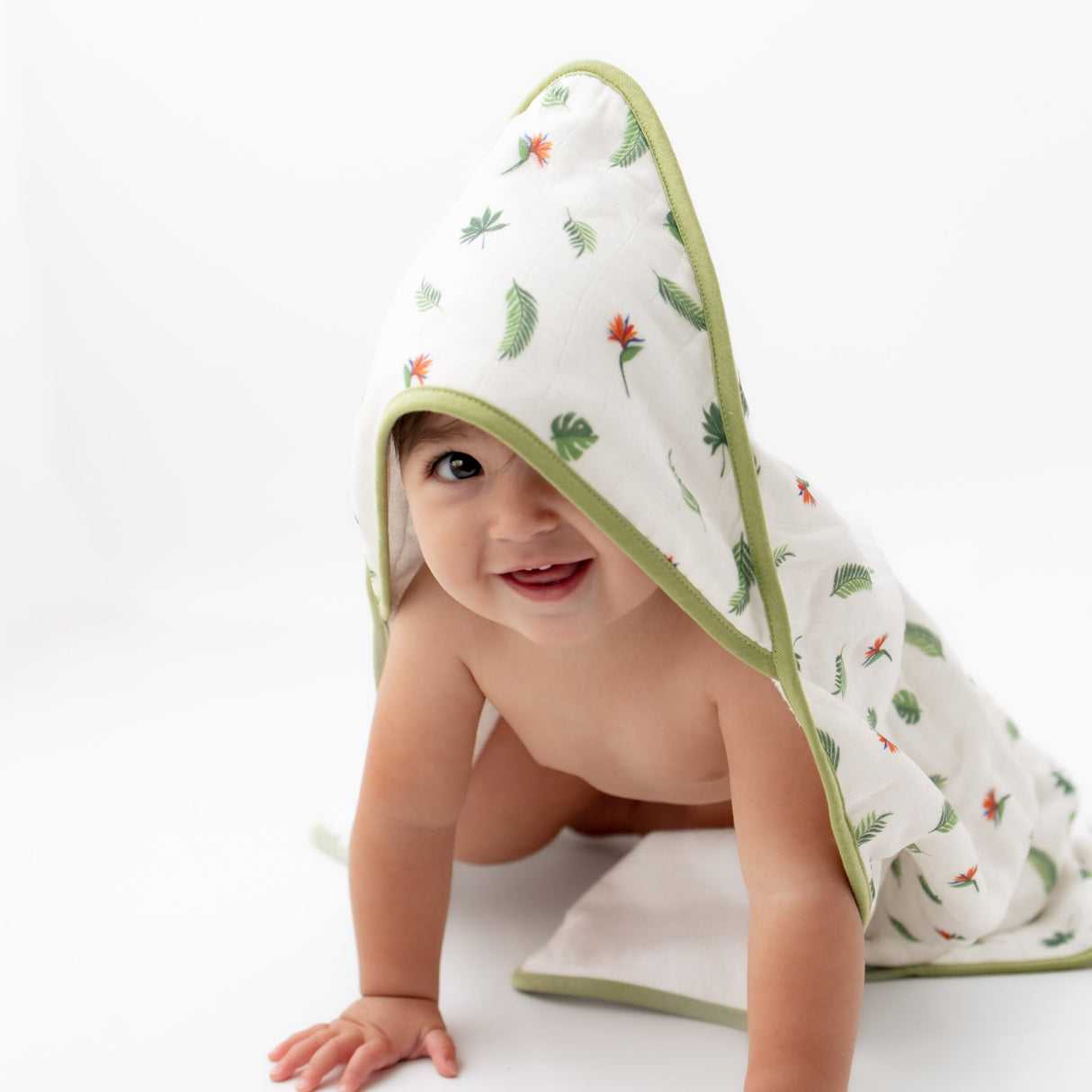 Bird of Paradise Hooded Towel Set - HoneyBug 