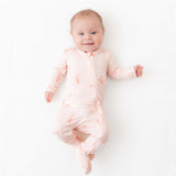 Ballerina Zippered Footie - HoneyBug 