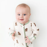 Koala Zippered Footie - HoneyBug 