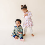 Pink Fox Swing Dress - HoneyBug 