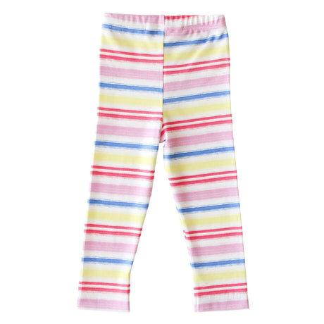 Rainbow Stripe Leggings - HoneyBug 