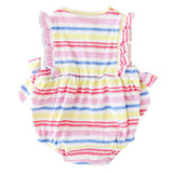Rainbow Stripe Side Tie Bubble - HoneyBug 