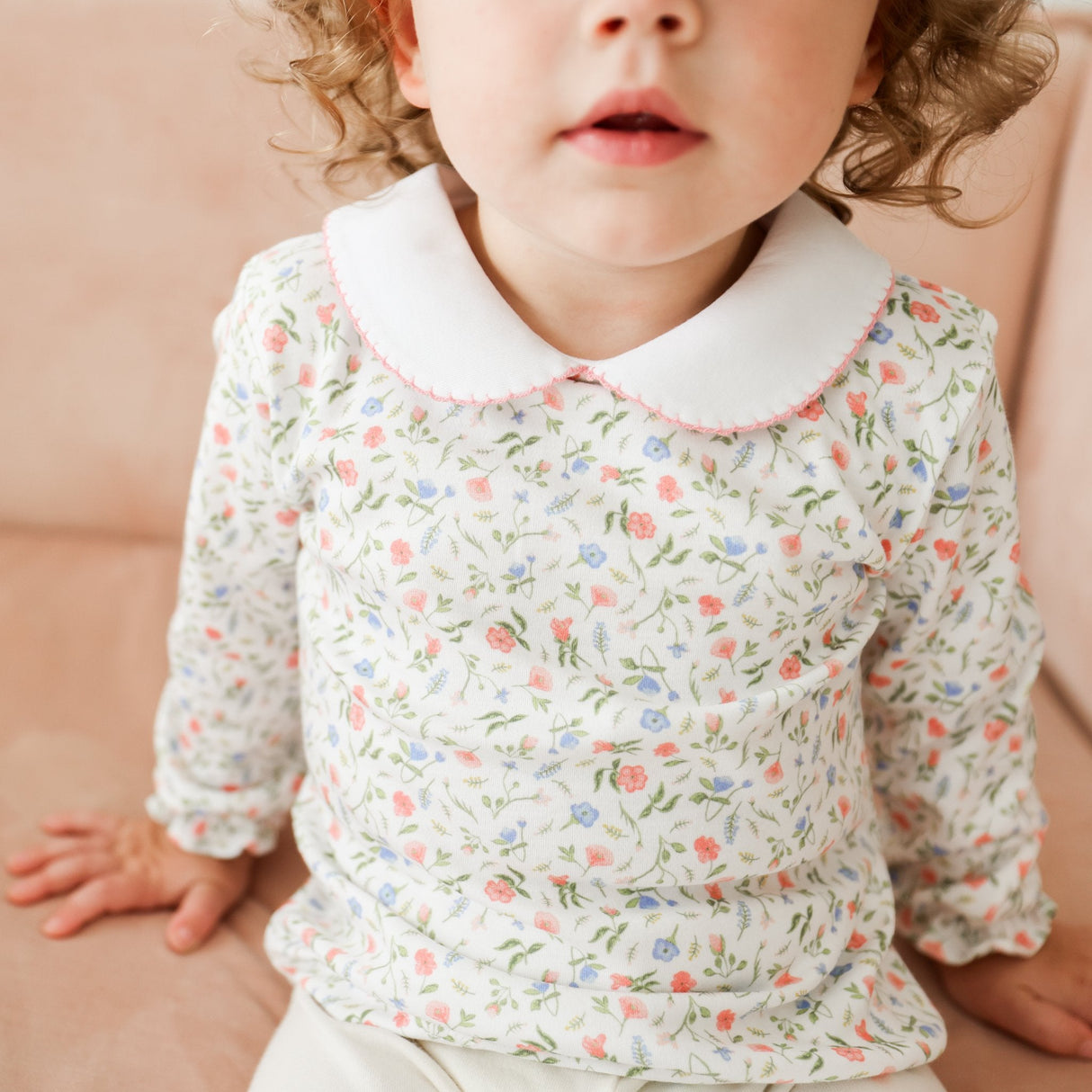 Pink Madison Peter Pan Top - HoneyBug 