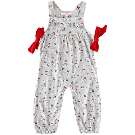 Holiday Dalmatian Romper - HoneyBug 