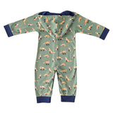 Green Fox Jogger Jumpsuit - HoneyBug 