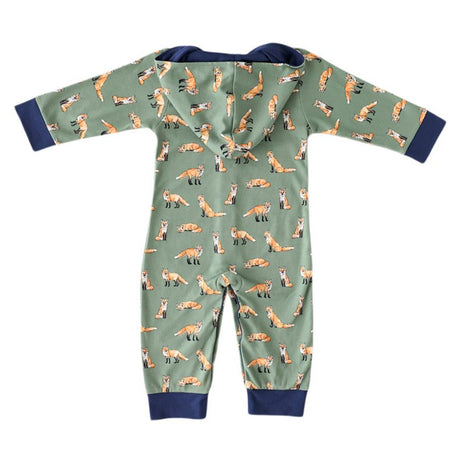Green Fox Jogger Jumpsuit - HoneyBug 