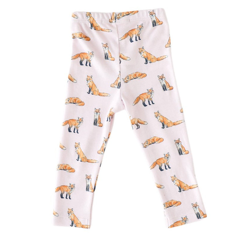 Pink Fox Legging - HoneyBug 