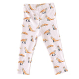 Pink Fox Legging - HoneyBug 