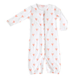 White Heart Balloon Converter Gown - HoneyBug 