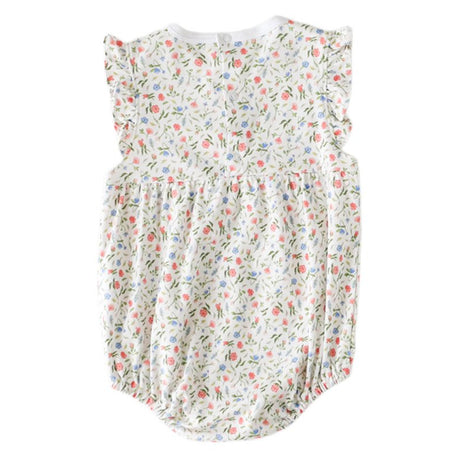 Pink Madison Smocked Bubble - HoneyBug 