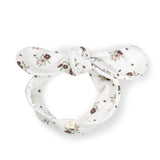 Organic Headwrap - Plum Ditsy - HoneyBug 