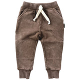 JOGGERS- Bark Snow Wash French Terry - HoneyBug 