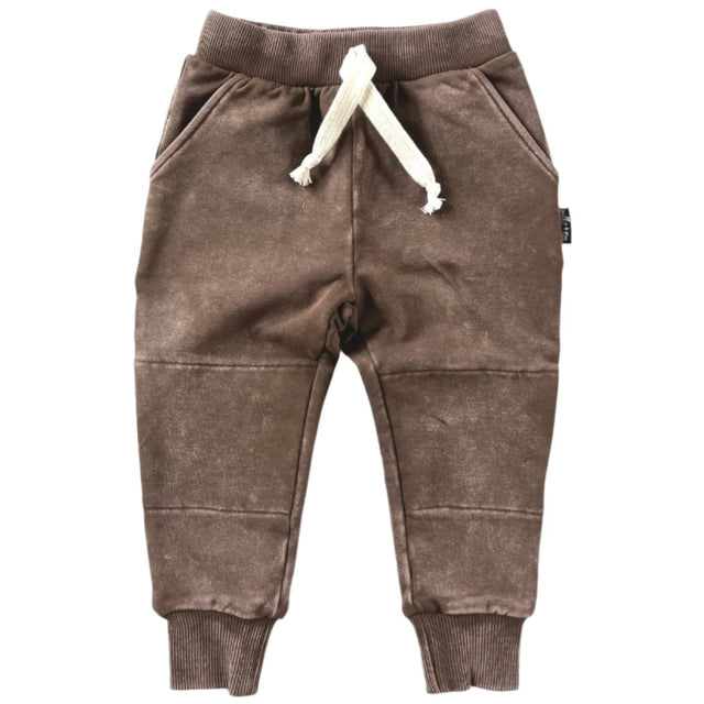 JOGGERS- Bark Snow Wash French Terry - HoneyBug 