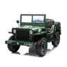 24V Freddo Military Willy Truck 3 Seater Electric Ride on