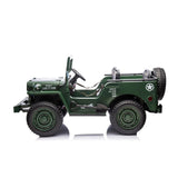 24V Freddo Military Willy Truck 3 Seater Electric Ride on