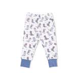 Cowboy Boots - Short Sleeve Loungewear Set