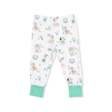 Country Club Dogs Neutral - Short Sleeve Loungewear Set