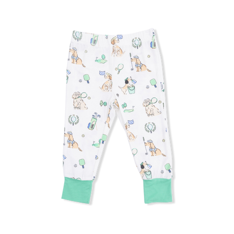 Country Club Dogs Neutral - Short Sleeve Loungewear Set