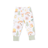 Camping Pink - Short Sleeve Loungewear Set