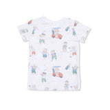 Golfing Teddy Bears - Short Sleeve Loungewear Set