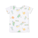 Pickles Playing Pickleball - Short Sleeve Loungewear Set