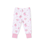 Ribbon Ballerinas - Short Sleeve Loungewear Set