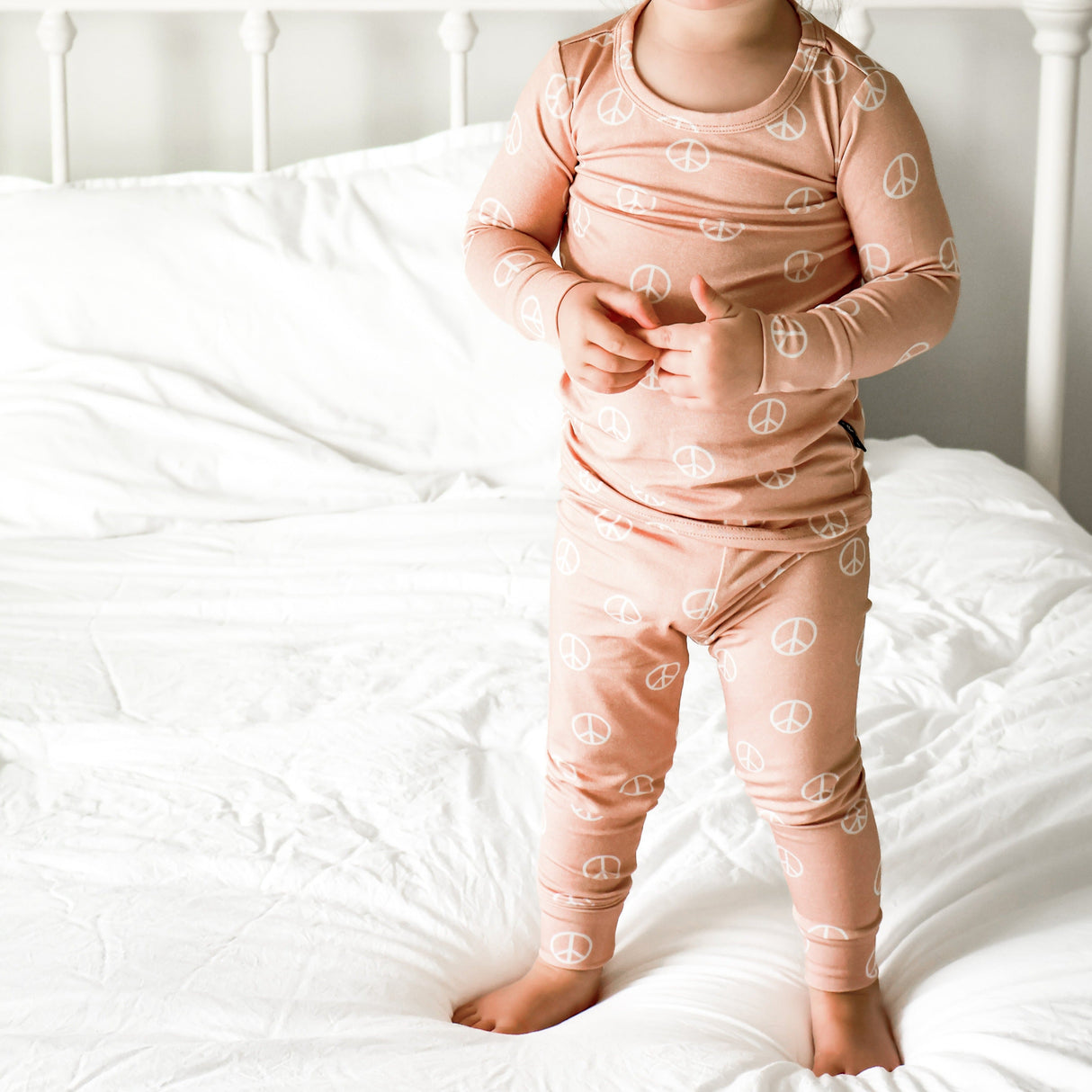 LONG SLEEVE 2 PIECE SETS- Peace - HoneyBug 