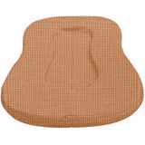 Caramel Brown Waffle Lounger Curve Cover