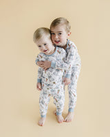 Bamboo Zip Romper | Rad Bunny - HoneyBug 